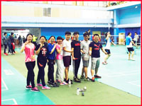 集團(tuán)公司青島營銷部受邀參加中外運(yùn)集運(yùn)山東分公司第四屆“山東集運(yùn)杯”羽毛球客戶邀請(qǐng)賽