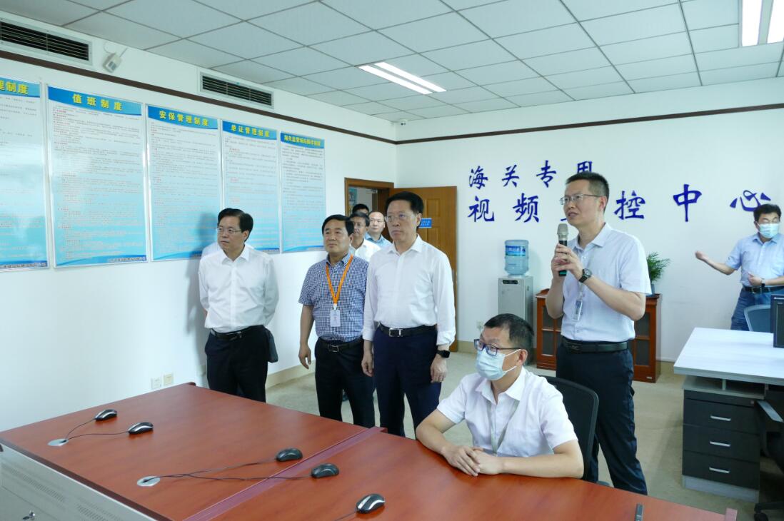 濰坊市委書記江敦濤蒞臨晟綺港儲集團調(diào)研，高密市委書記王文琦陪同